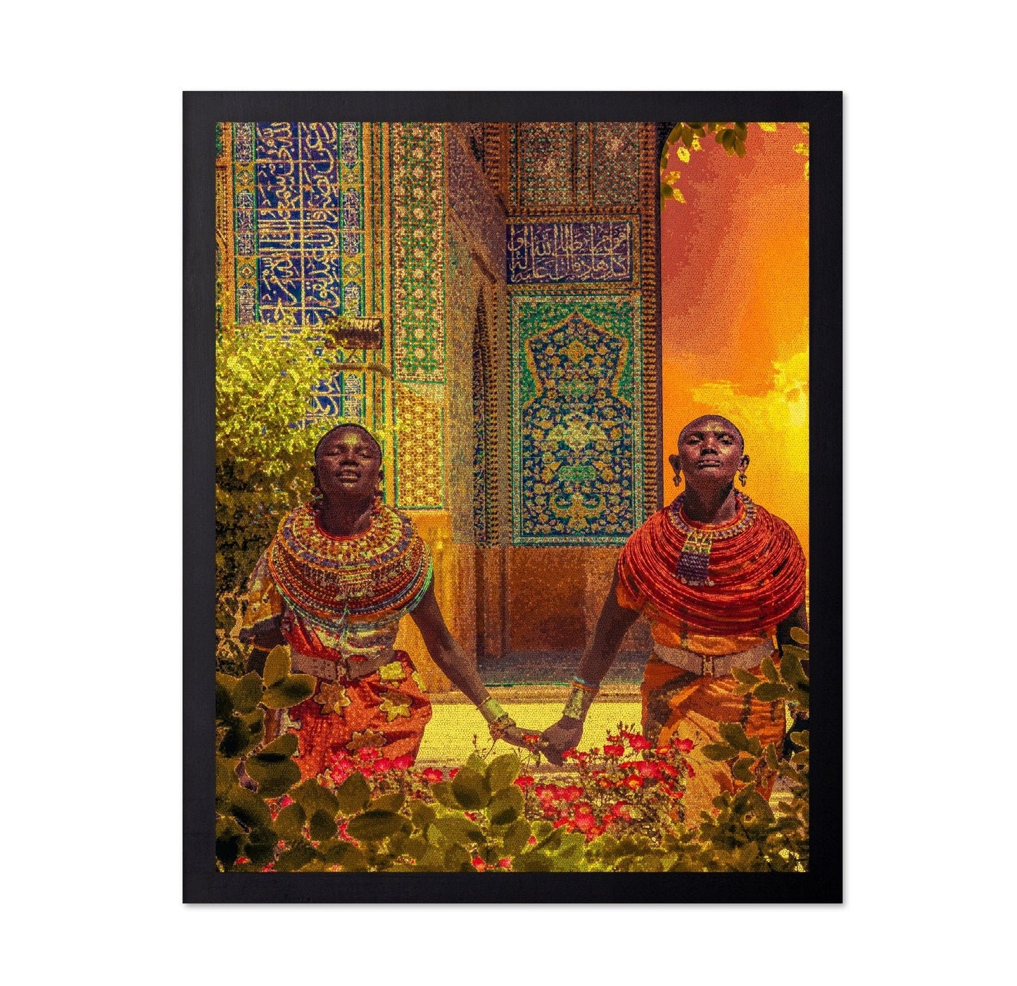 Cultural Mosaic Scene
