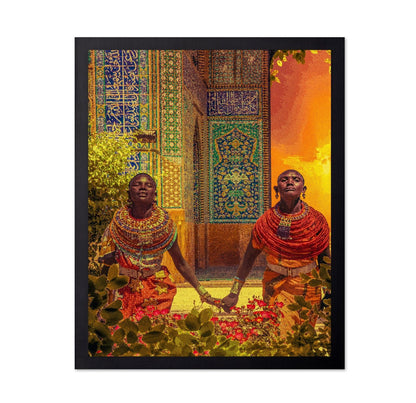Cultural Mosaic Scene