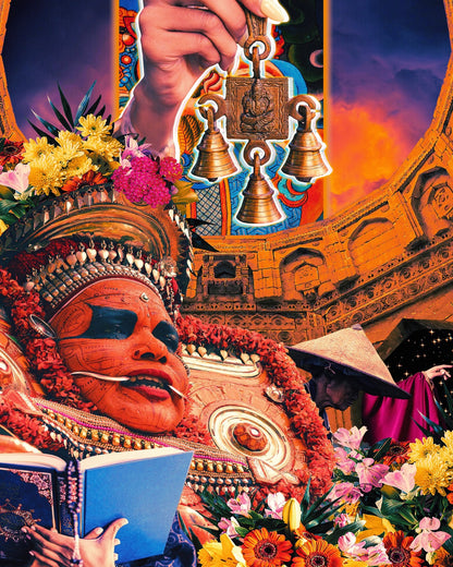 Vibrant Cultural Collage