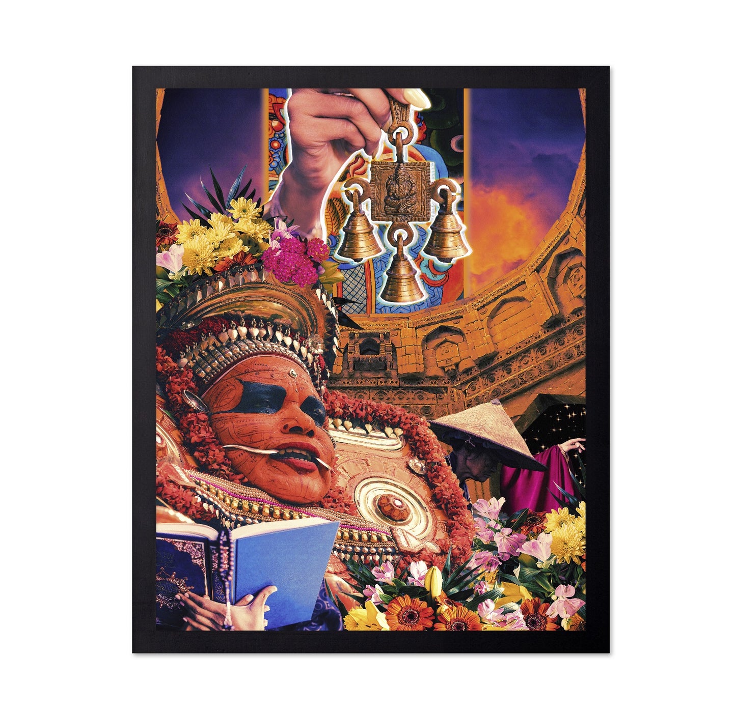 Vibrant Cultural Collage