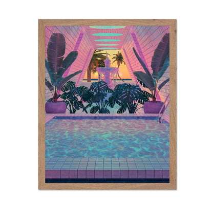 Neon Pool Oasis