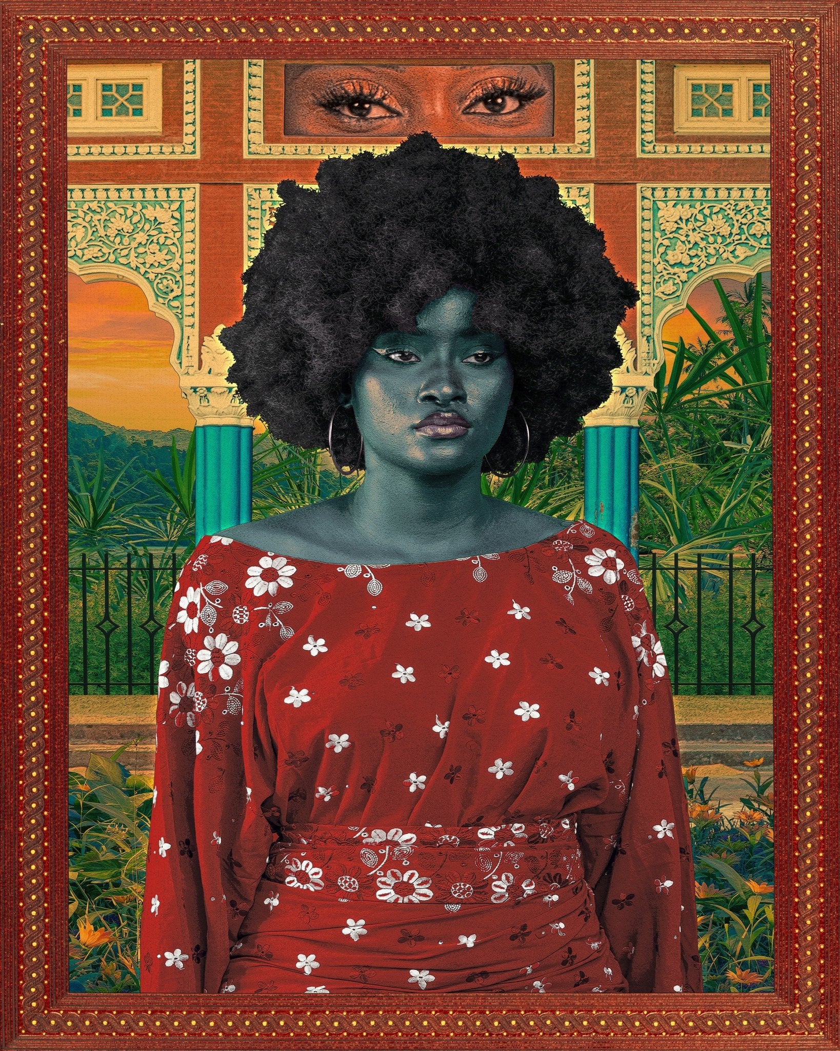 Surreal Garden Portrait