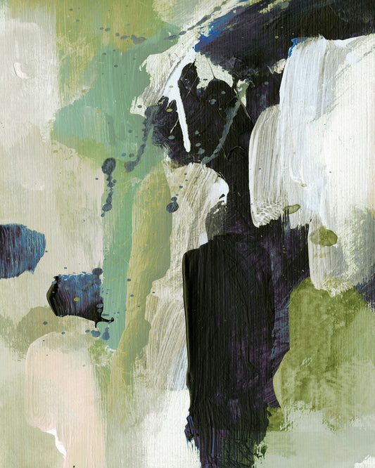 Green Black Brush