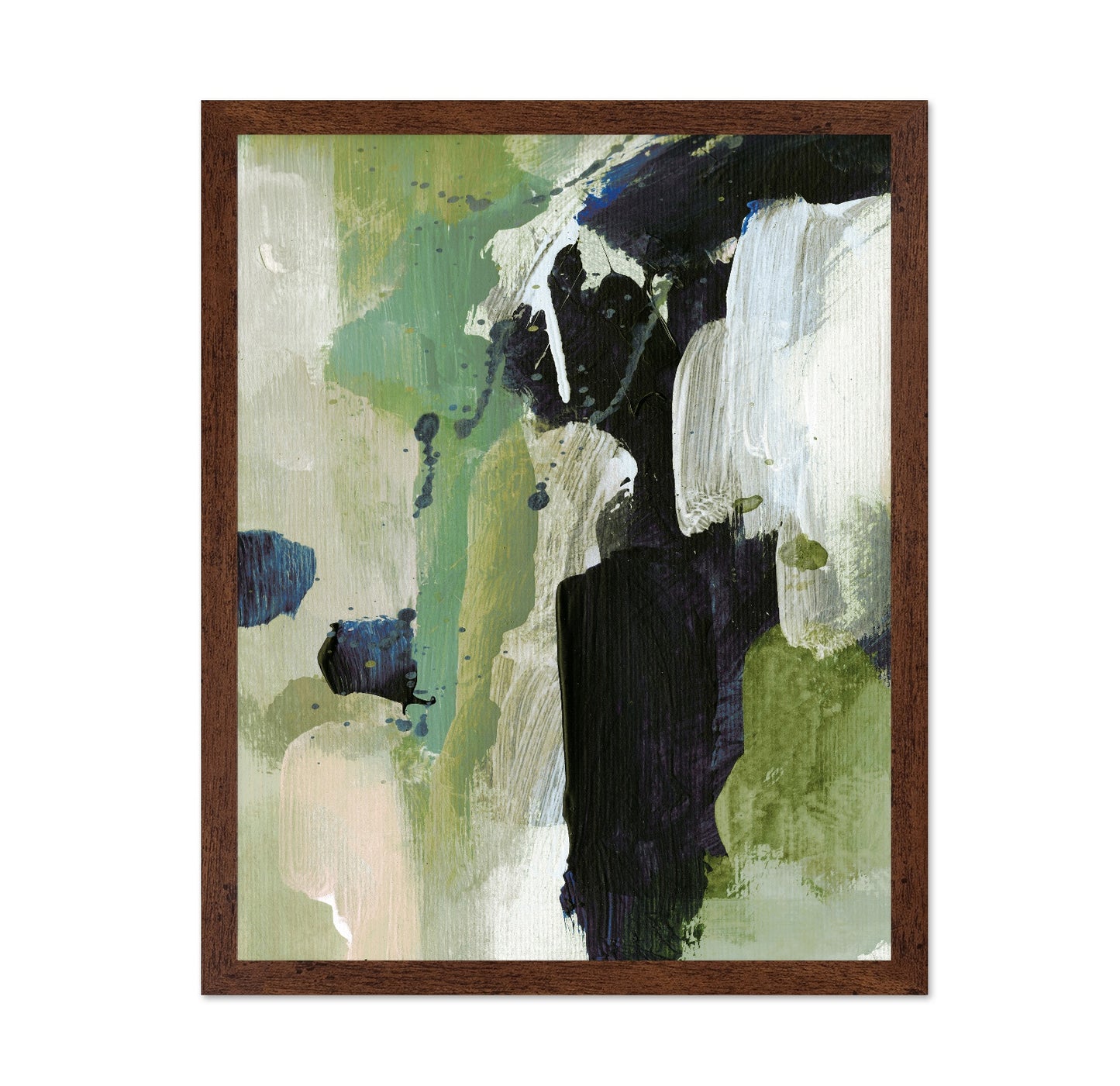 Green Black Brush