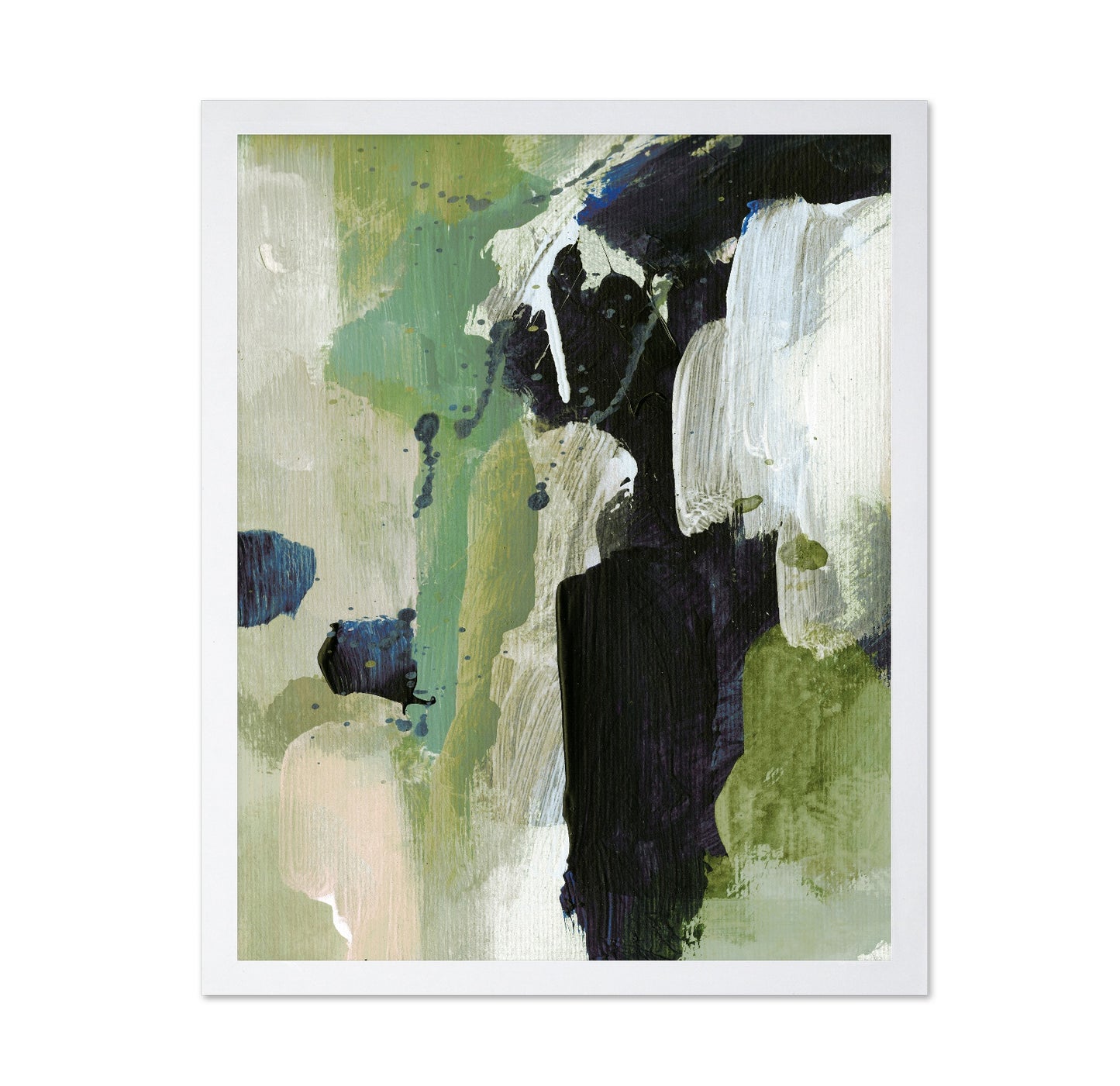 Green Black Brush