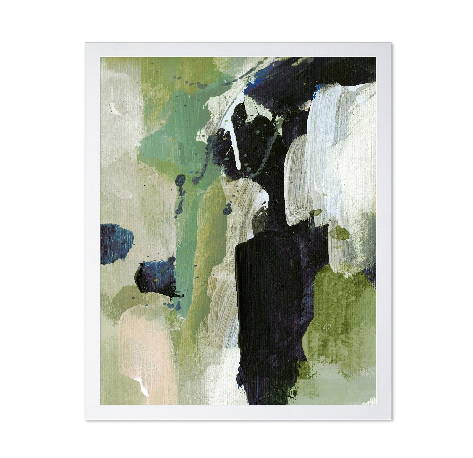 Green Black Brush