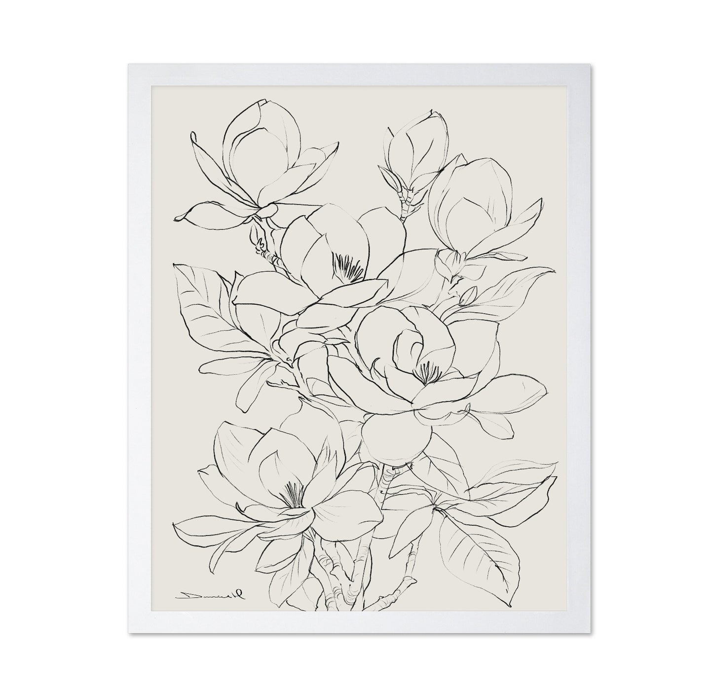Magnolia Line Bloom