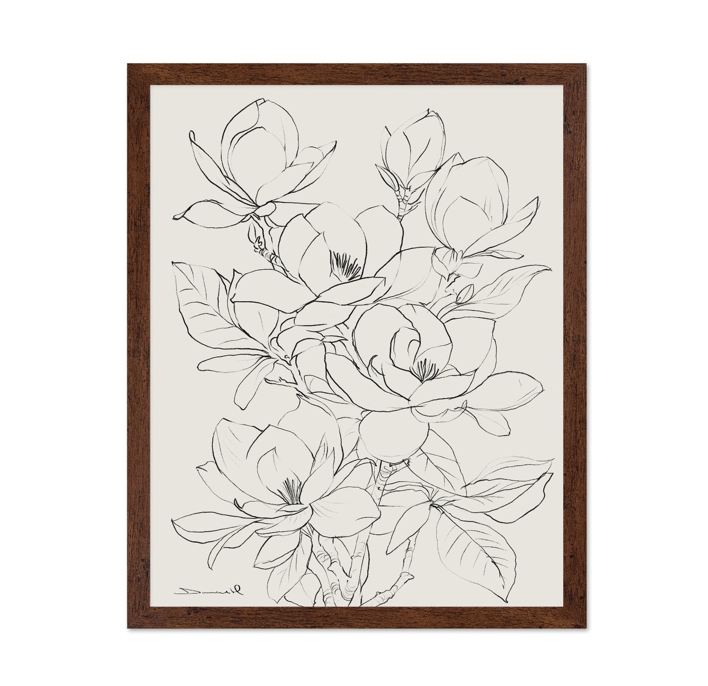 Magnolia Line Bloom