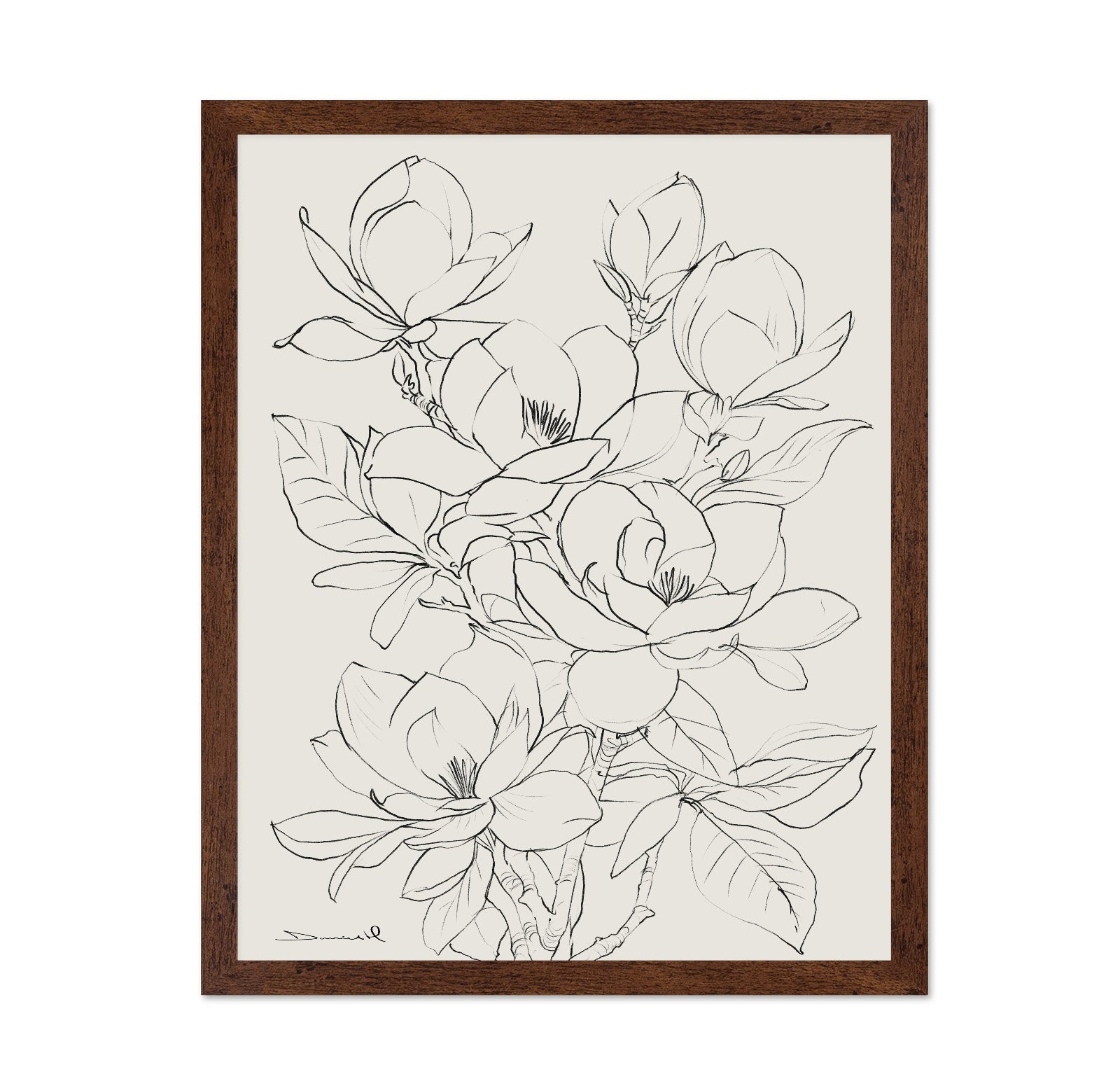 Magnolia Line Bloom