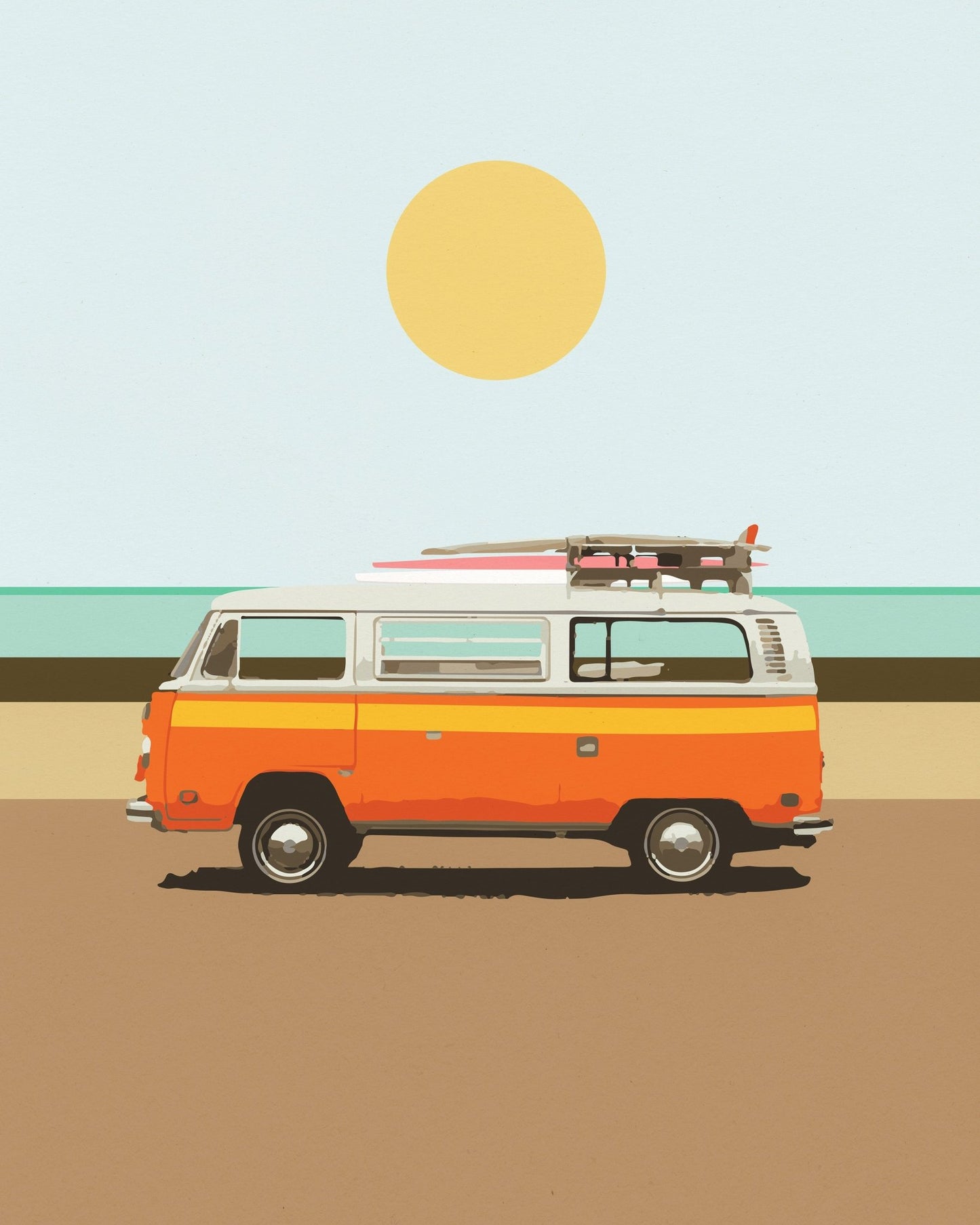 Retro Surf Van