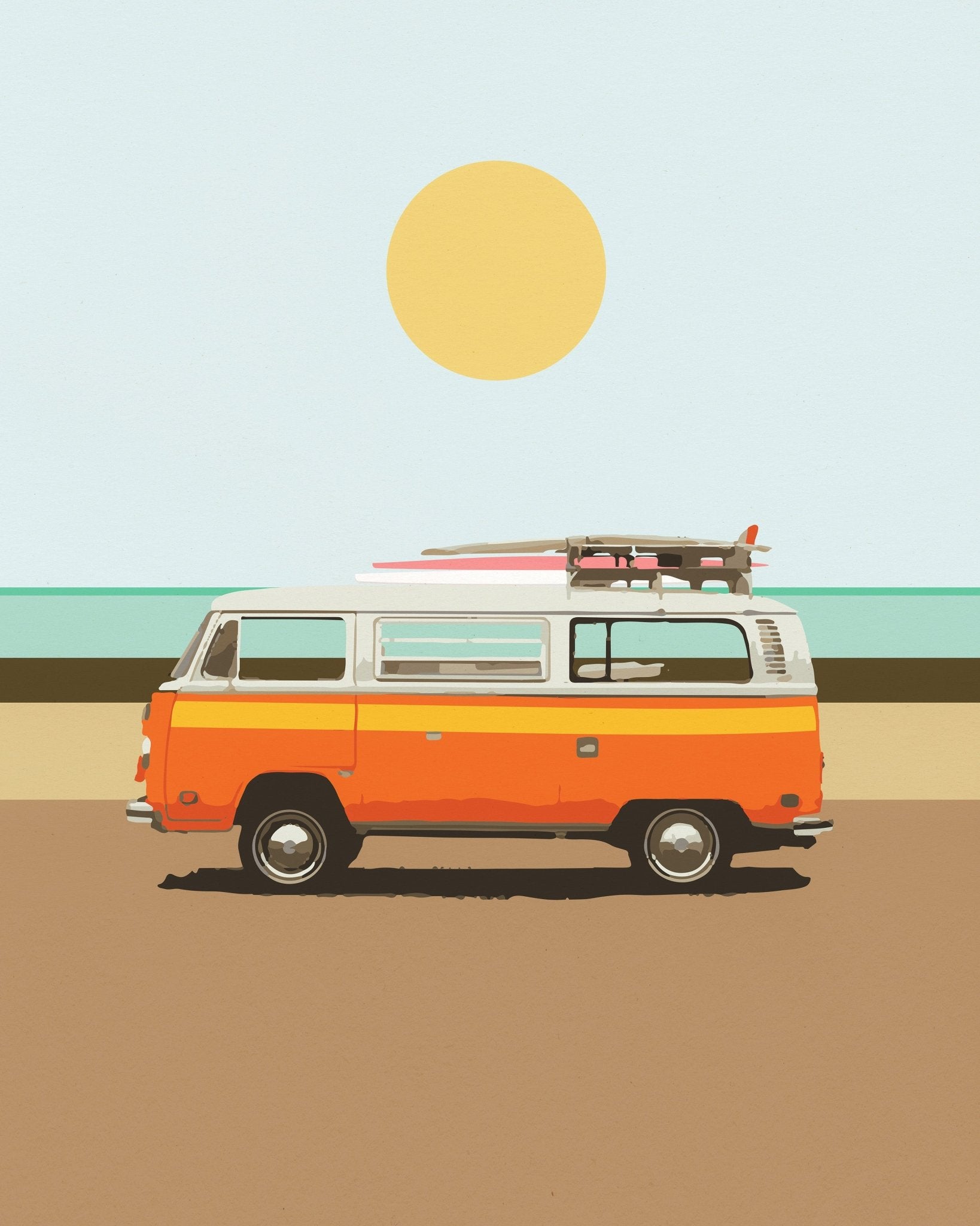Retro Surf Van
