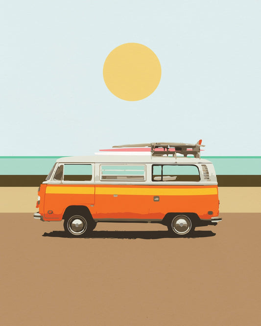 Retro Surf Van