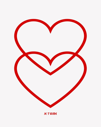Double Heart Outline