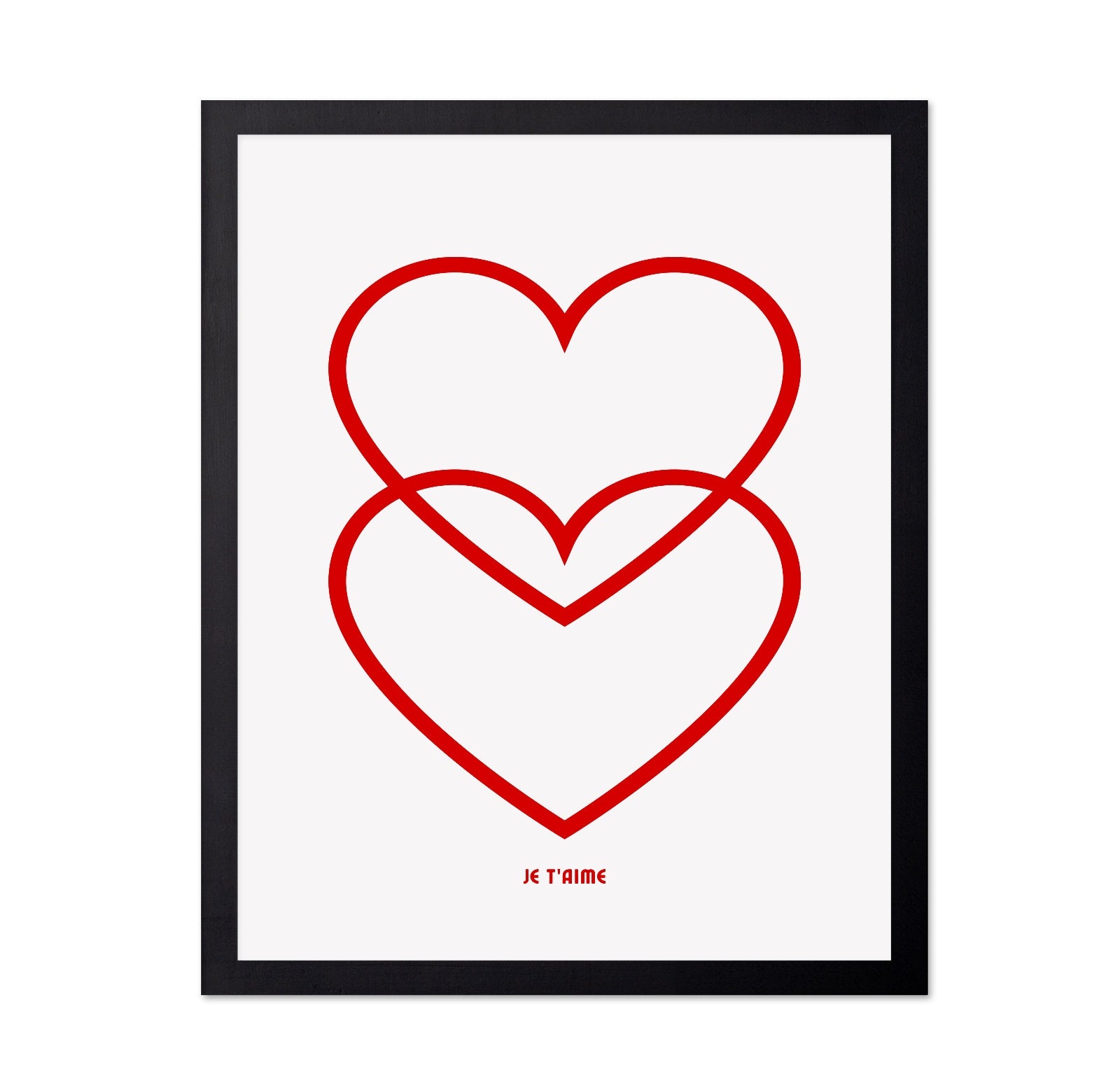 Double Heart Outline