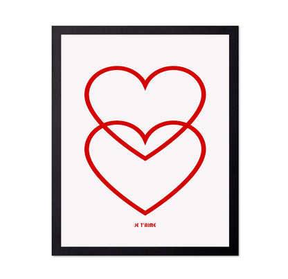 Double Heart Outline
