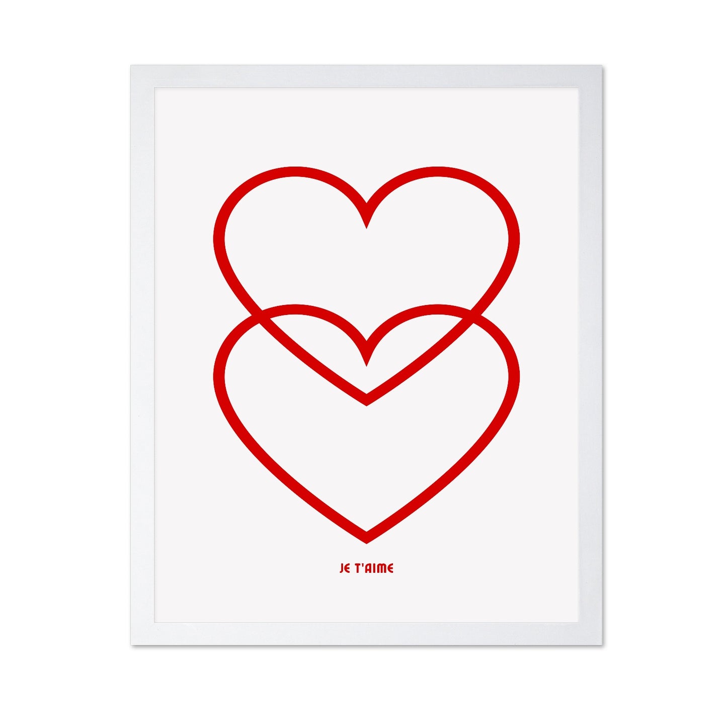 Double Heart Outline