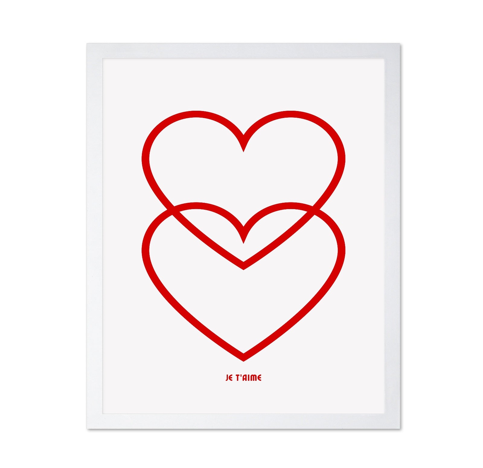 Double Heart Outline