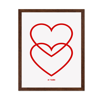 Double Heart Outline