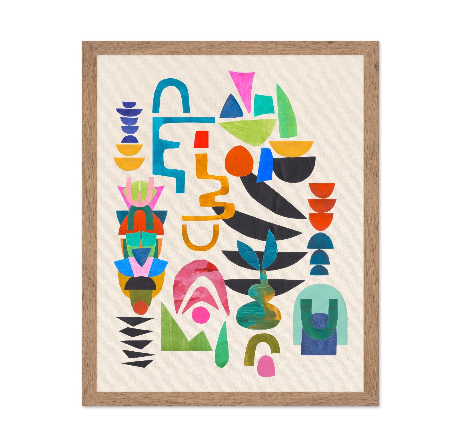 Colorful Abstract Totems