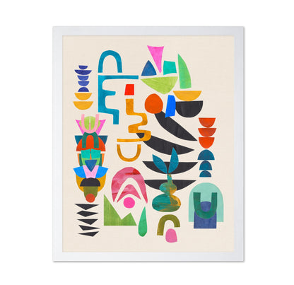 Colorful Abstract Totems