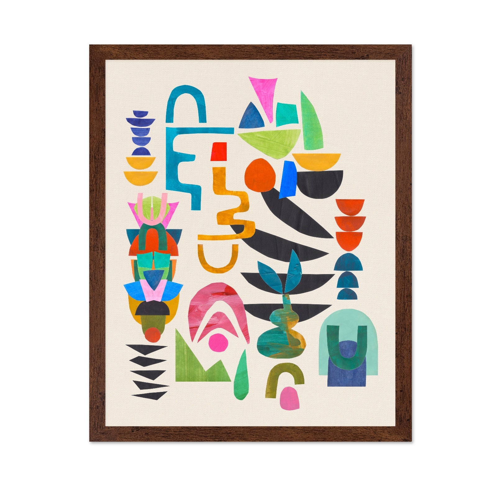 Colorful Abstract Totems