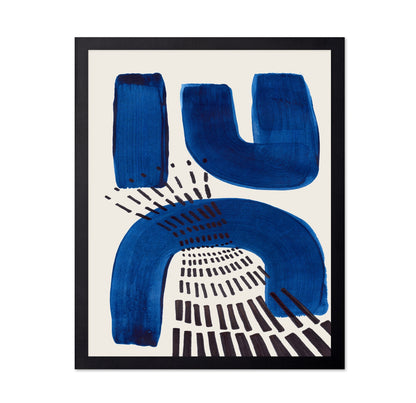 Blue Arch Pattern