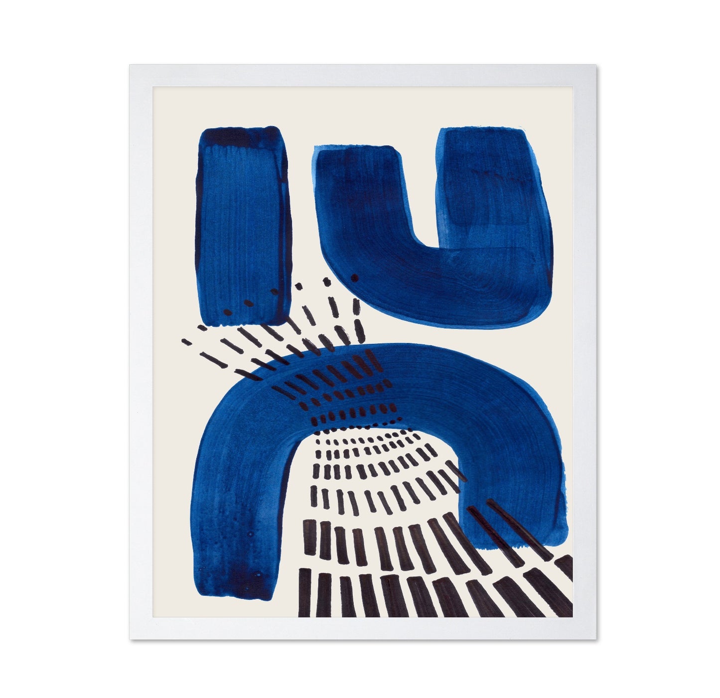 Blue Arch Pattern