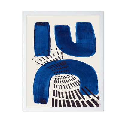 Blue Arch Pattern