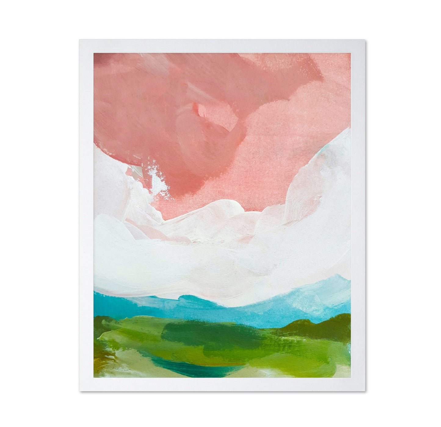Pink Sky Landscape