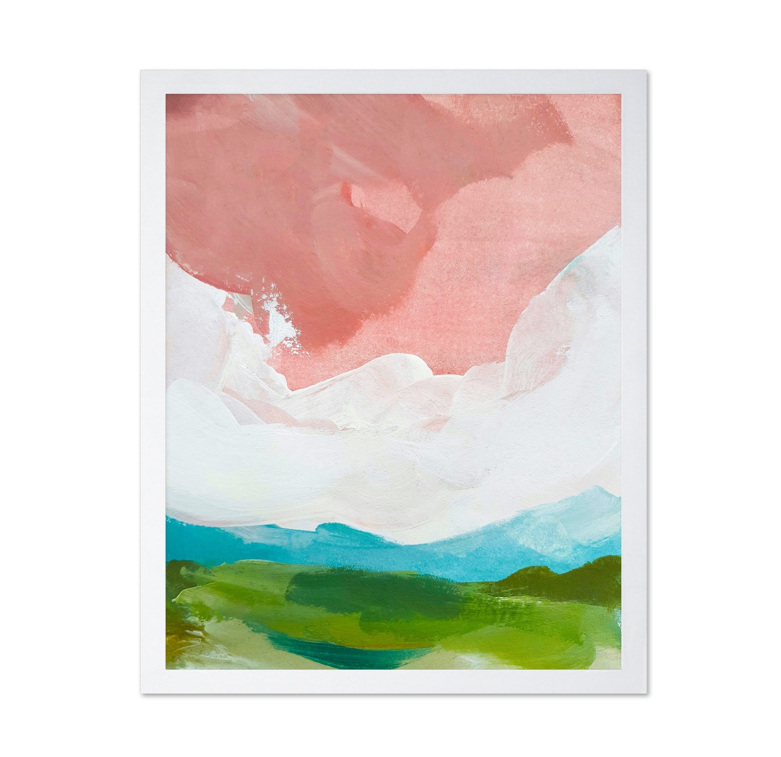 Pink Sky Landscape