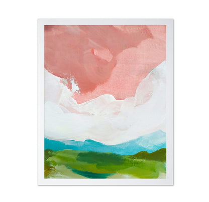 Pink Sky Landscape