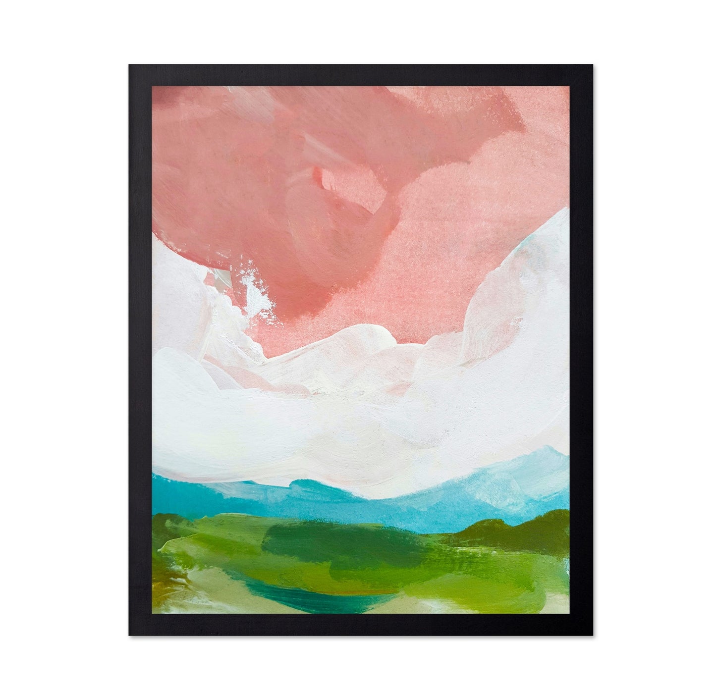 Pink Sky Landscape