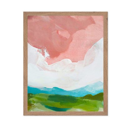 Pink Sky Landscape