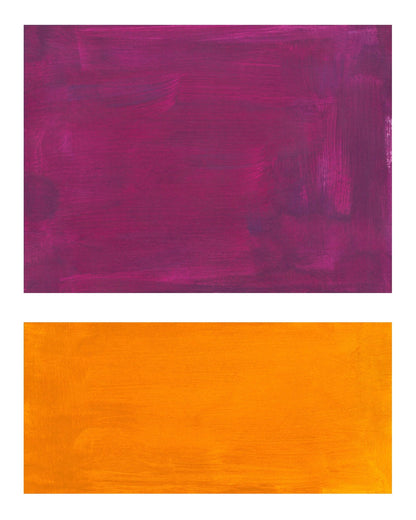 Plum Orange Contrast