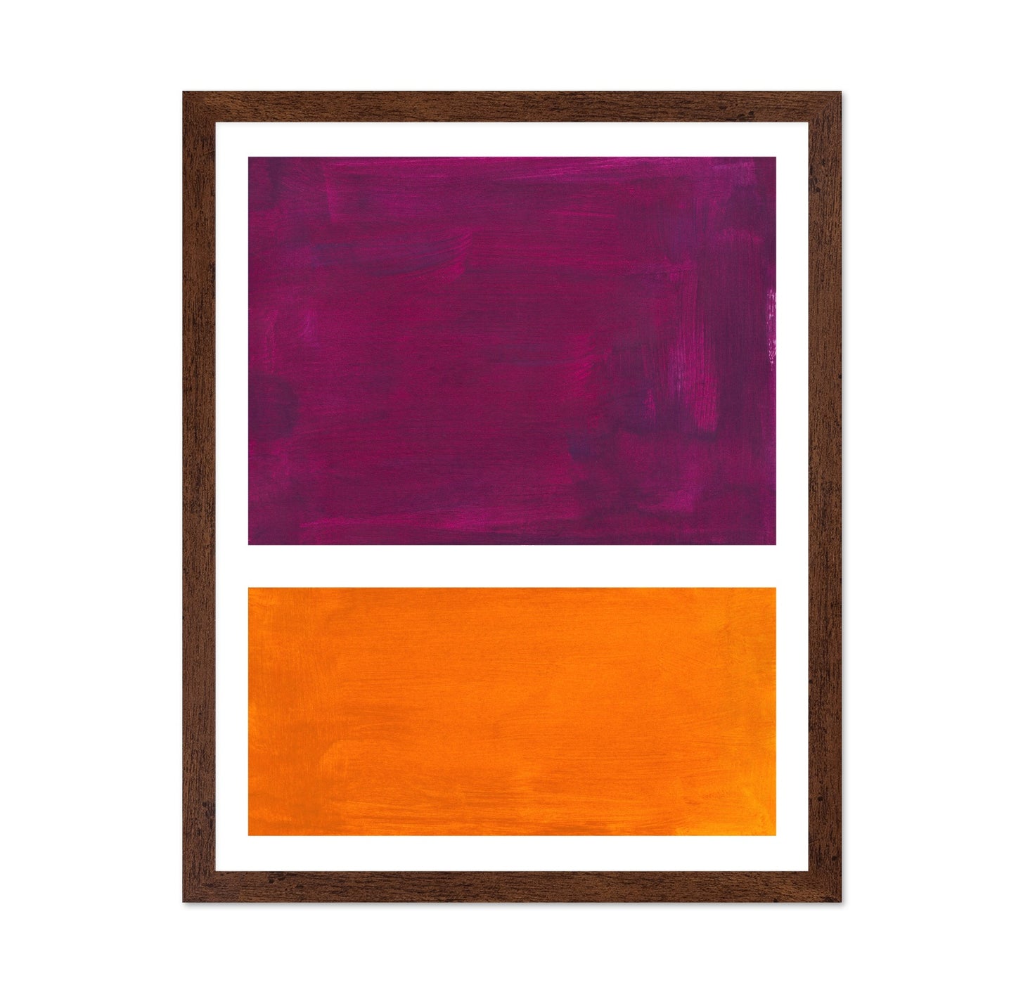 Plum Orange Contrast