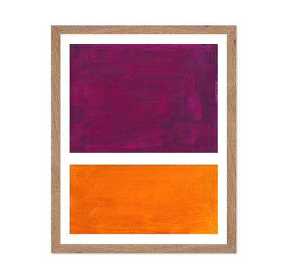 Plum Orange Contrast