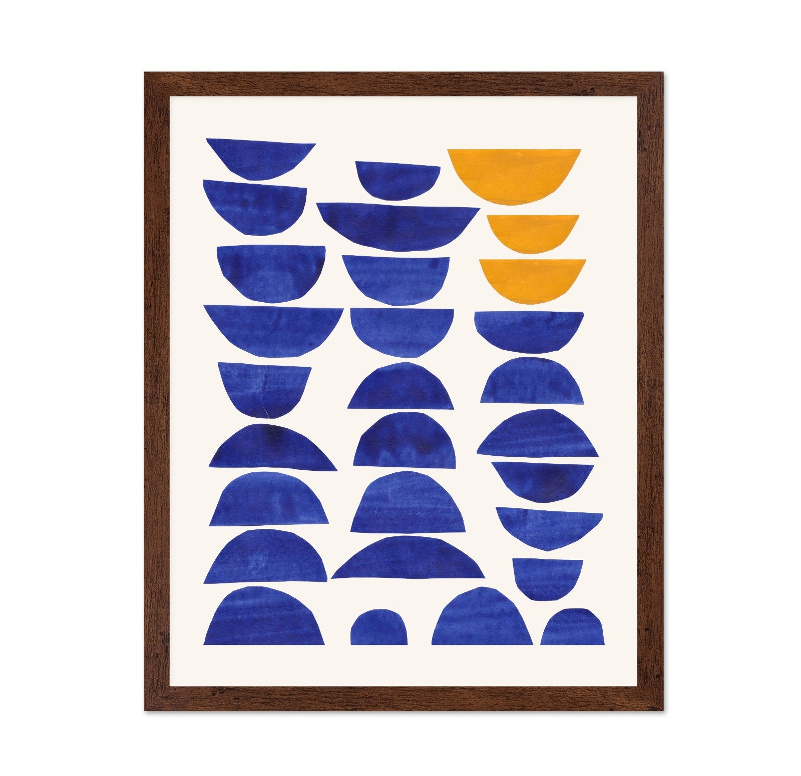 Blue Half Shapes