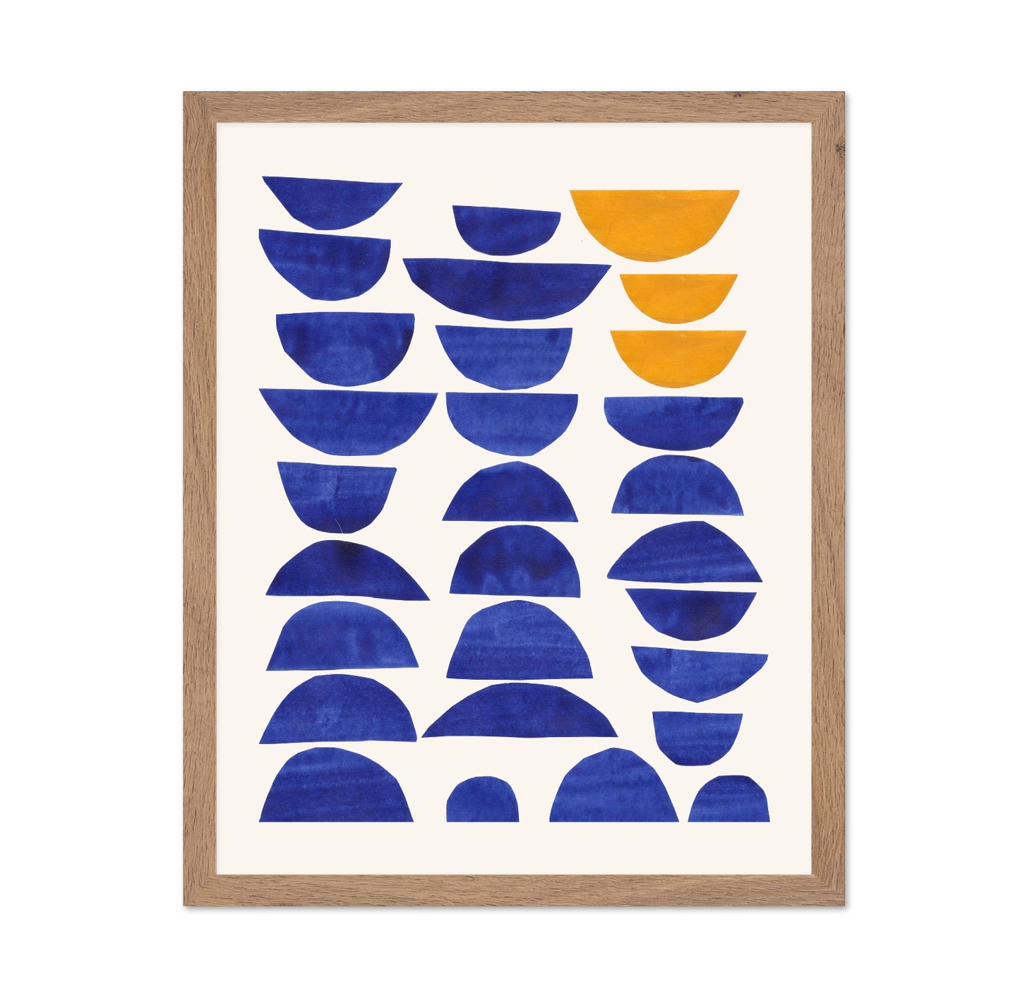 Blue Half Shapes