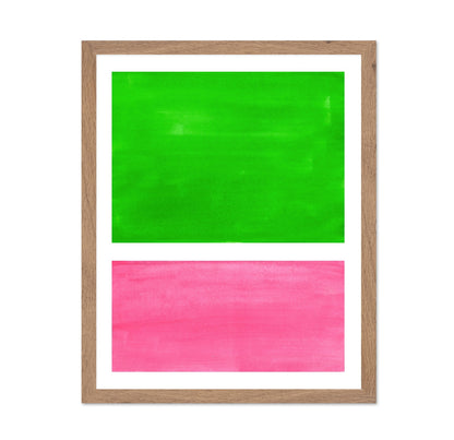 Green Pink Panels