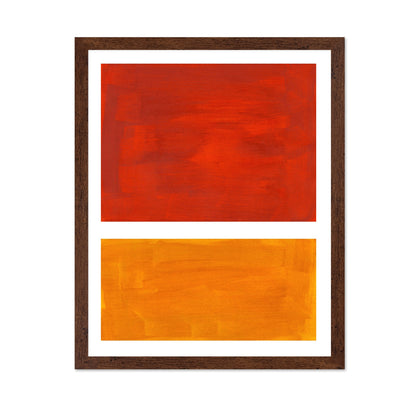 Warm Color Blocks No1
