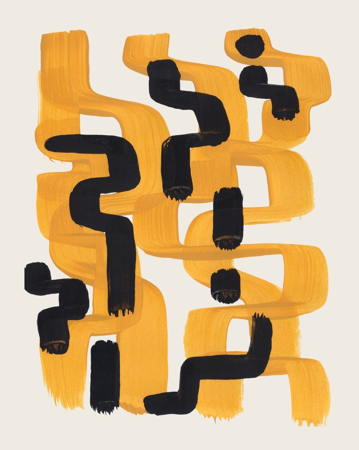 Golden Black Maze
