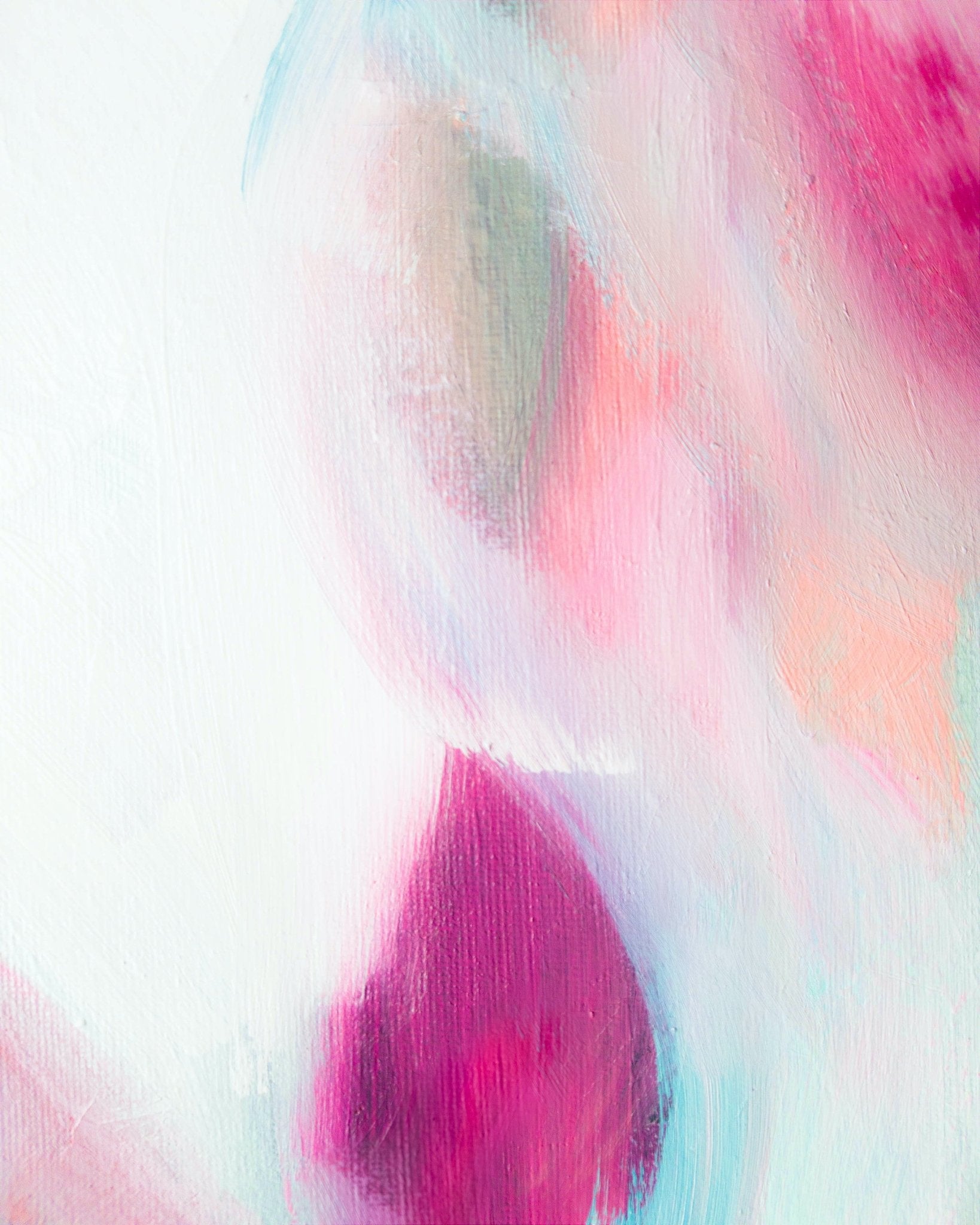 Soft Pink Abstract Flow