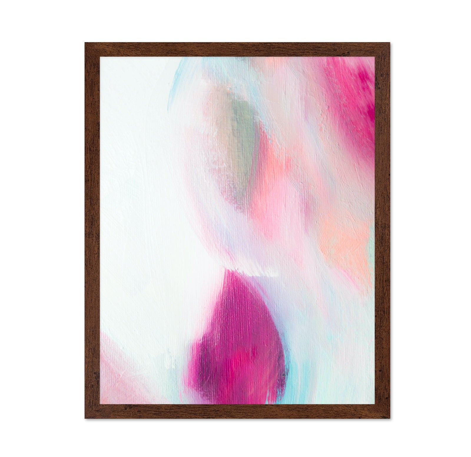 Soft Pink Abstract Flow