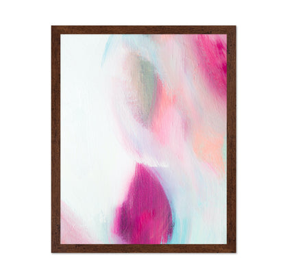 Soft Pink Abstract Flow