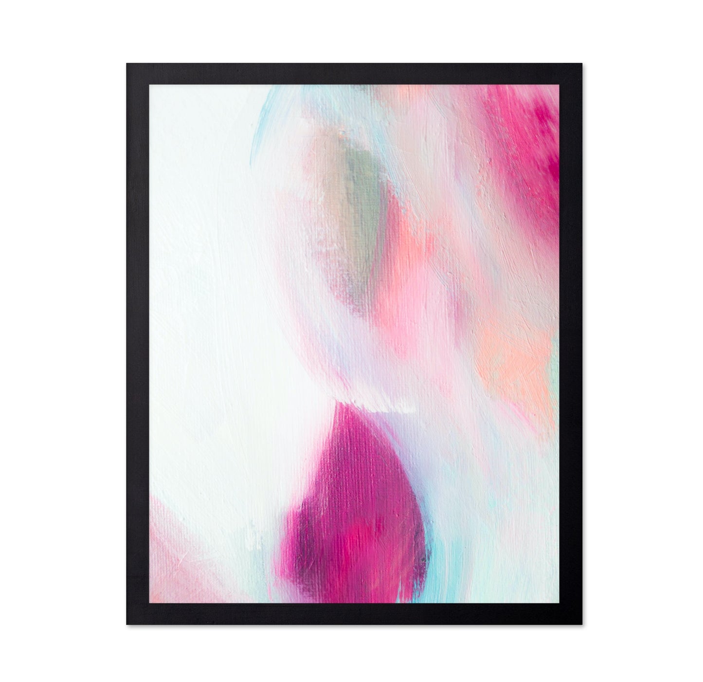 Soft Pink Abstract Flow