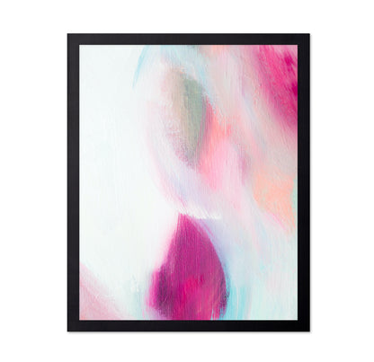 Soft Pink Abstract Flow
