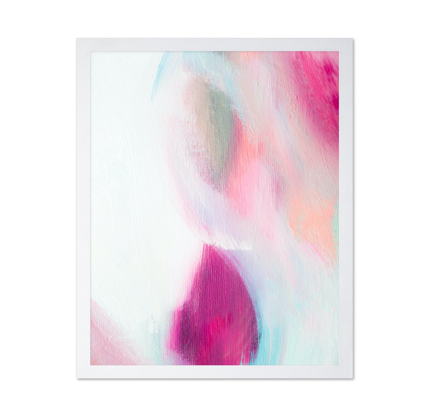 Soft Pink Abstract Flow