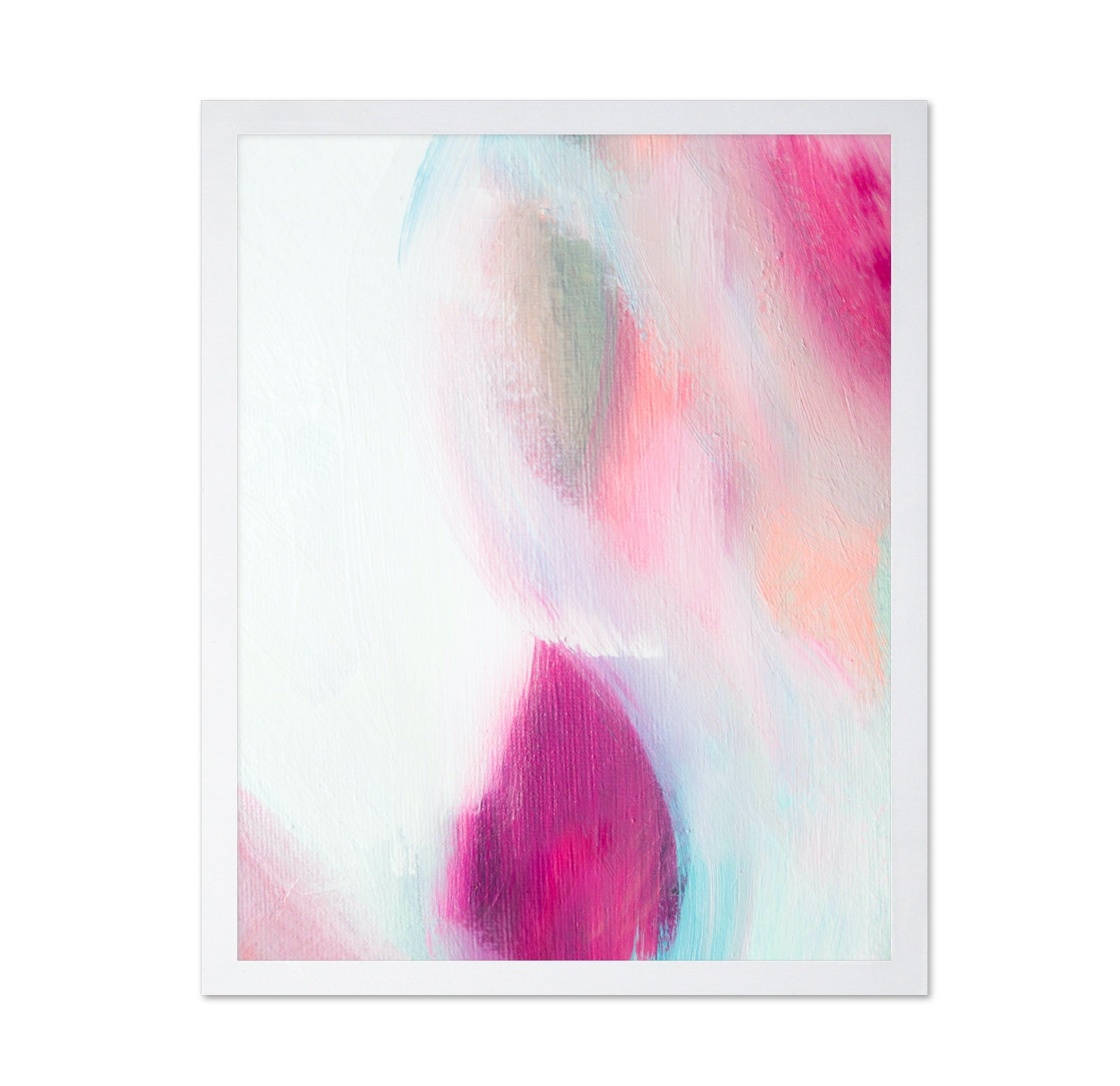Soft Pink Abstract Flow