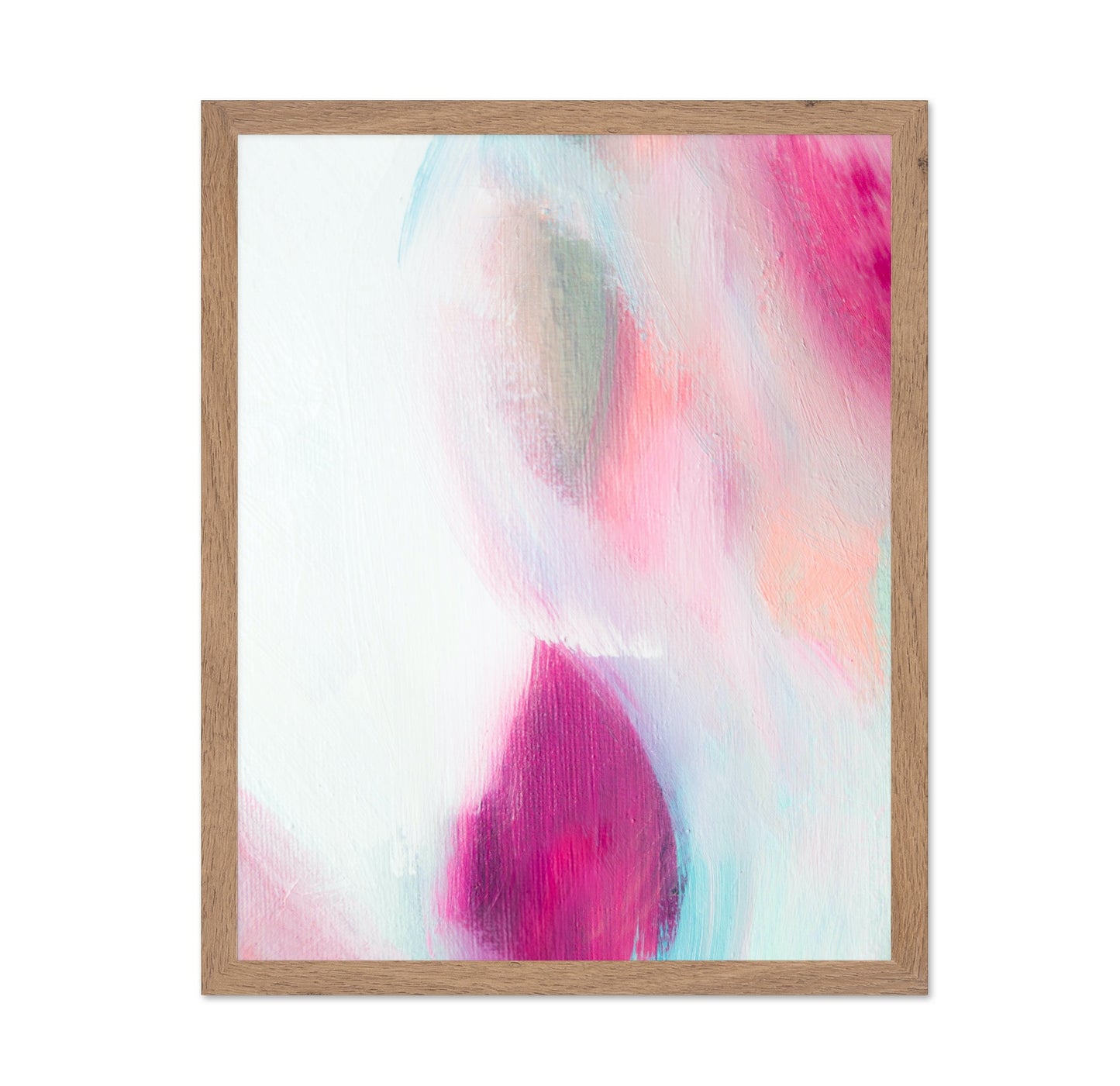Soft Pink Abstract Flow