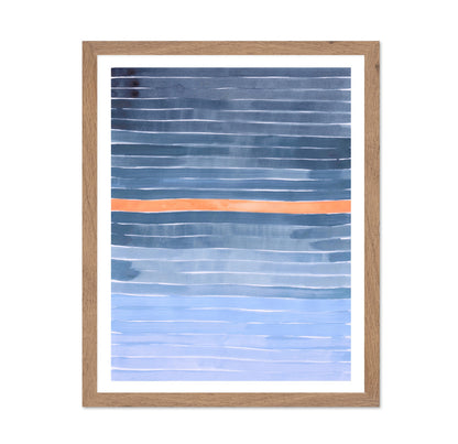 Blue Stripe Horizon